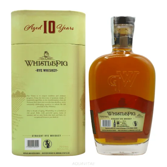 WhistlePig Straight Rye Whiskey 10 Year Old Gift Box