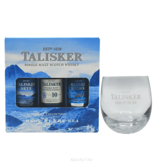 Talisker Set Degustazione (3 x 50ml) + Bicchiere Talisker