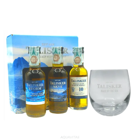 Talisker Set Degustazione (3 x 50ml) + Bicchiere Talisker