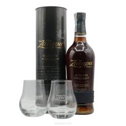 Zacapa Edición Negra Solera Gran Reserva + 2 Bicchieri Zacapa Omaggio