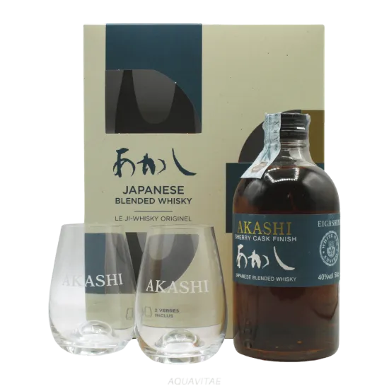 Akashi Blended Sherry Cask Gift Pack + 2 Bicchieri