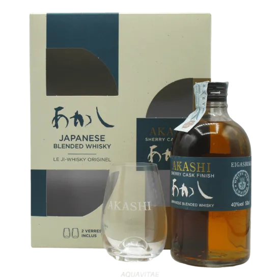 Akashi Blended Sherry Cask Gift Pack + 2 Bicchieri (OC)