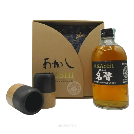 Akashi Meisei Gift Pack + 2 Bicchieri
