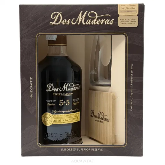 Dos Maderas PX 5+5 Year Old Gift Pack + 1 bicchiere + 1 sottobicchiere
