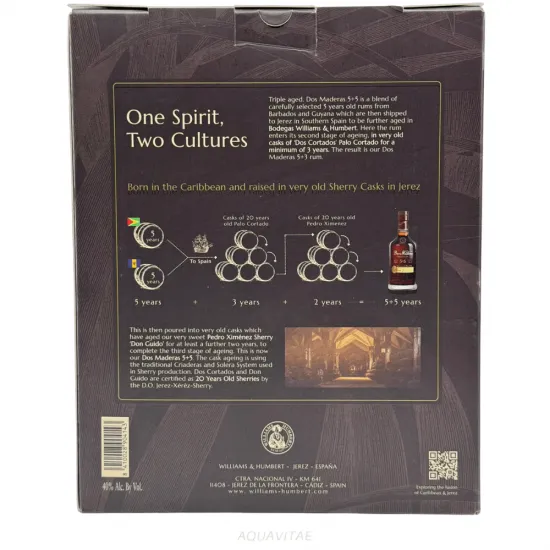 Dos Maderas PX 5+5 Year Old Gift Pack + 1 bicchiere + 1 sottobicchiere