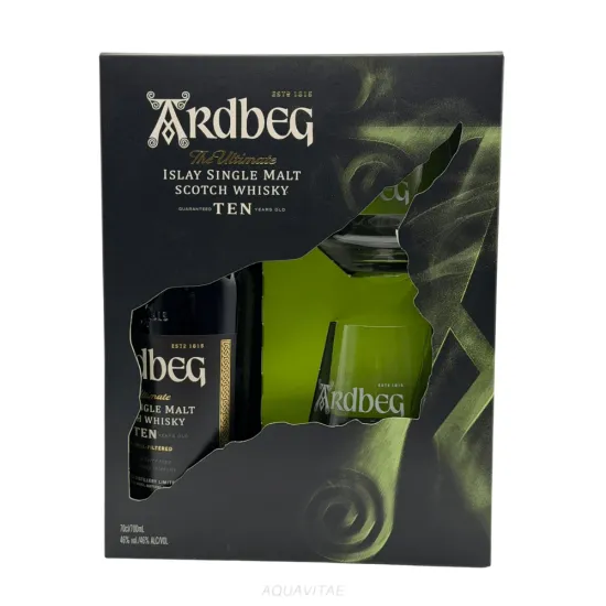 Ardbeg 10 Year Old The Ultimate  Gift Pack + 2 Bicchieri