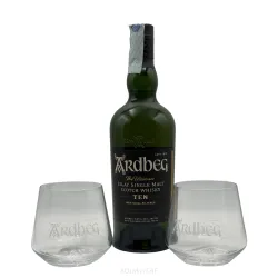 Ardbeg 10 Year Old The Ultimate  Gift Pack + 2 Bicchieri