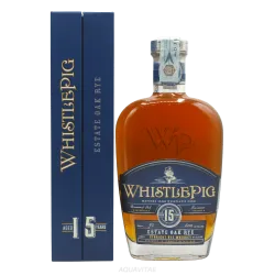 WhistlePig Straight Rye Whiskey 15 Year Old Estate Oak 
