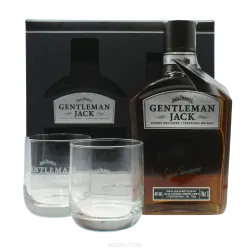 Jack Daniel's Gentleman Jack Cofanetto + 2 Bicchieri