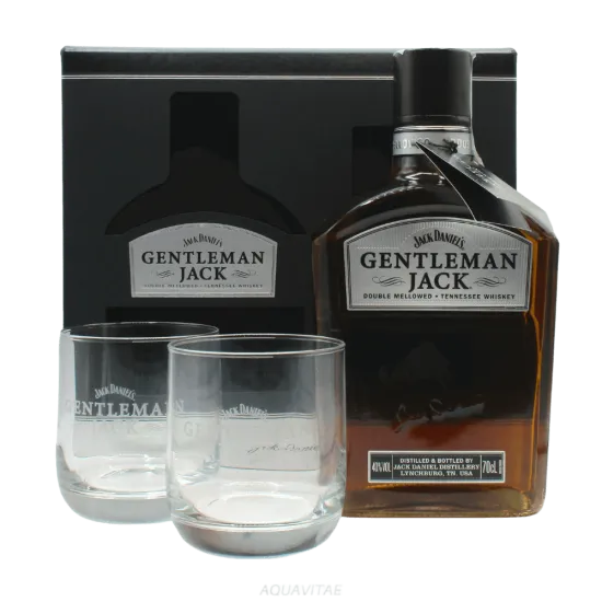 Jack Daniel's Gentleman Jack Cofanetto + 2 Bicchieri