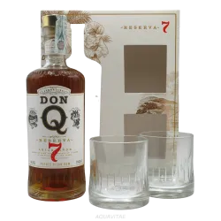 DonQ Reserva 7 Year Old Gift Pack + 2 bicchieri