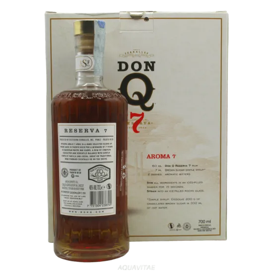 DonQ Reserva 7 Year Old Gift Pack + 2 bicchieri