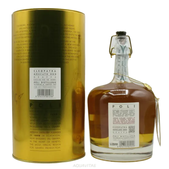 Grappa Cleopatra Moscato Oro Poli