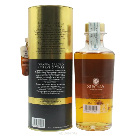 Grappa Riserva Barolo 5 Anni Sibona