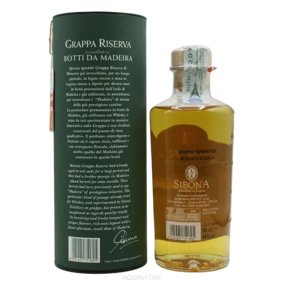Grappa Riserva in Botti da Madeira Sibona