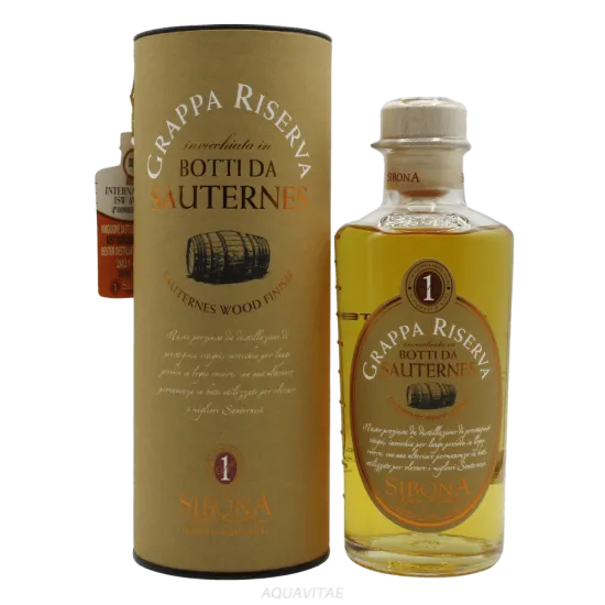 Grappa Riserva in Botti da Sauternes Sibona