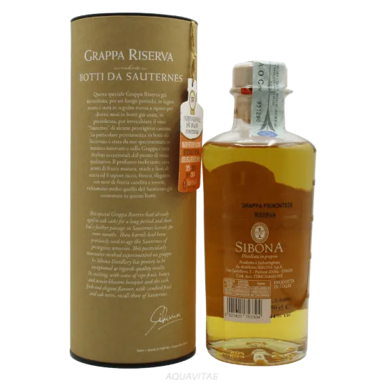 Grappa Riserva in Botti da Sauternes Sibona