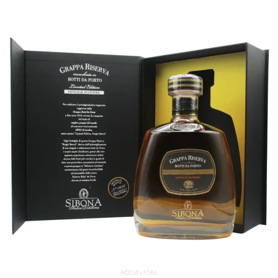 Grappa Riserva Single Barrel in Botti da Porto Limited Edition Sibona