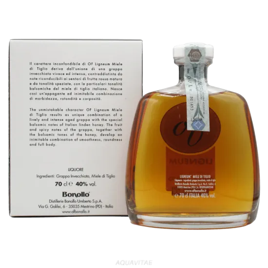 Grappa Of Ligneum Miele di Tiglio Bonollo