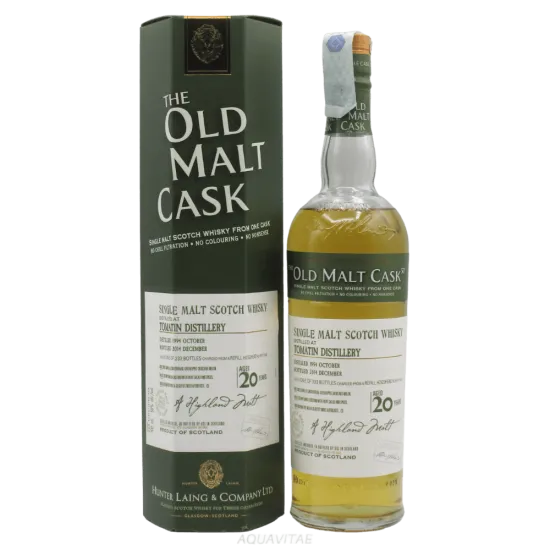 Tomatin 20 Year Old The Old Malt Cask Hunter Laing