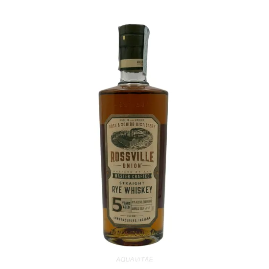 Rossville Union Straight Rye Whiskey 5 Year Old
