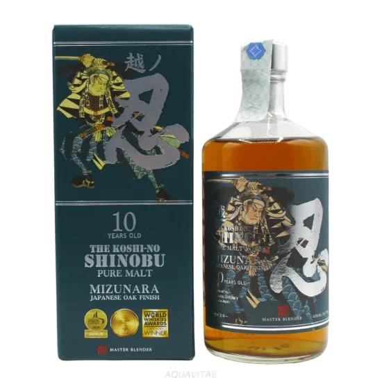 The Koshi-No Shinobu Pure Malt 10 Year Old Mizunara Oak
