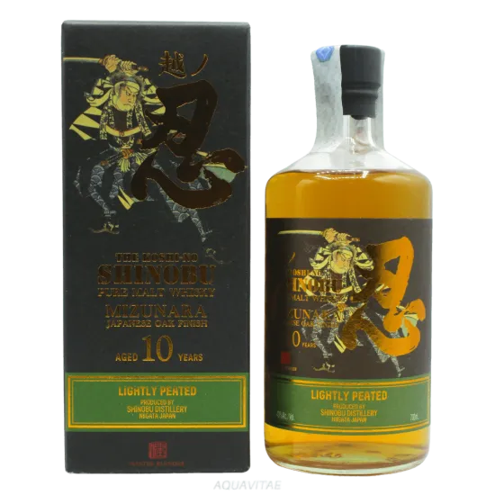 The Koshi-No Shinobu Pure Malt 10 Years Old Lightly Peated Mizunara Oak