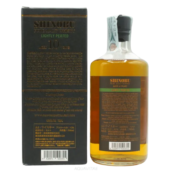 The Koshi-No Shinobu Pure Malt 10 Years Old Lightly Peated Mizunara Oak