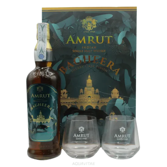 Amrut Bagheera Gift Box + 2 bicchieri (OC)