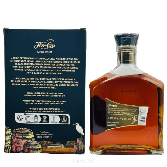 Rum FLor De Cana 18 Year Old Hand-Crafted Bourbon Casks