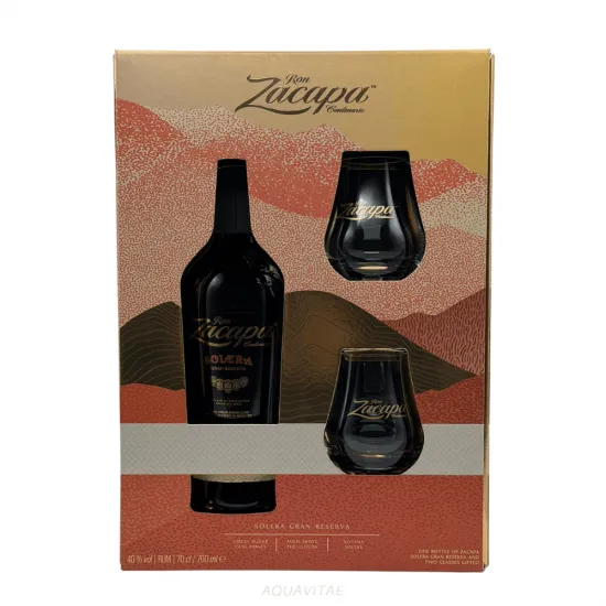 Zacapa Solera Gran Reserva + 2 Bicchieri 